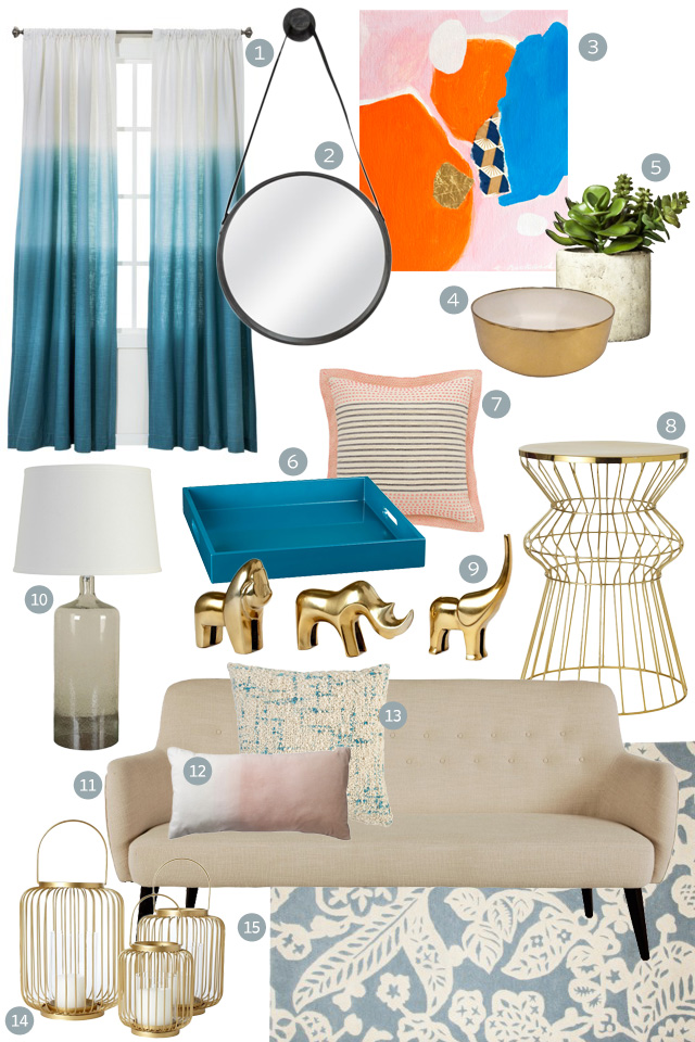 Living Room Design Featuring Target Threshold Making it Lovely