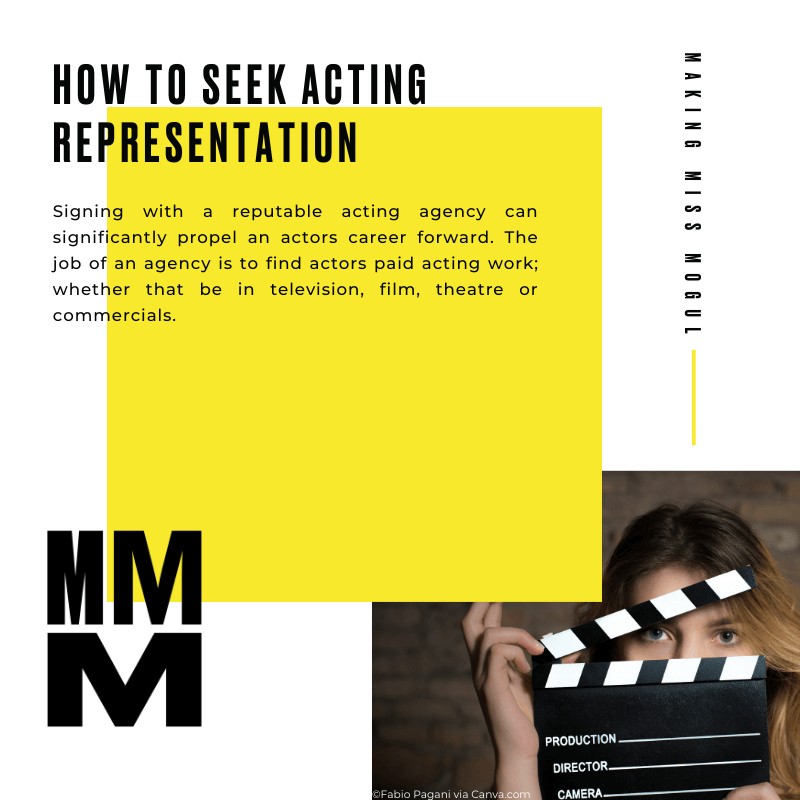 Looking for Acting Representation? Making Miss Mogul