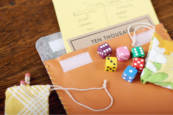 DIY Gift Idea Travel Dice Game Making Nice in the Midwest
