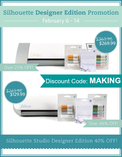 Silhouette Designer Edition SALE