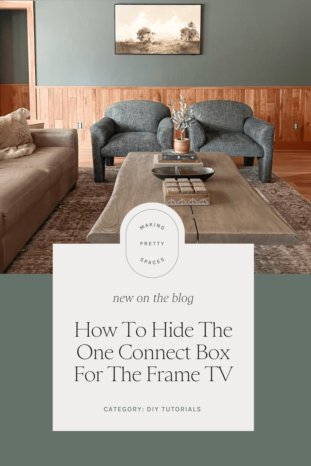 How To Hide The One Connect Box For Your Frame TV Making Pretty