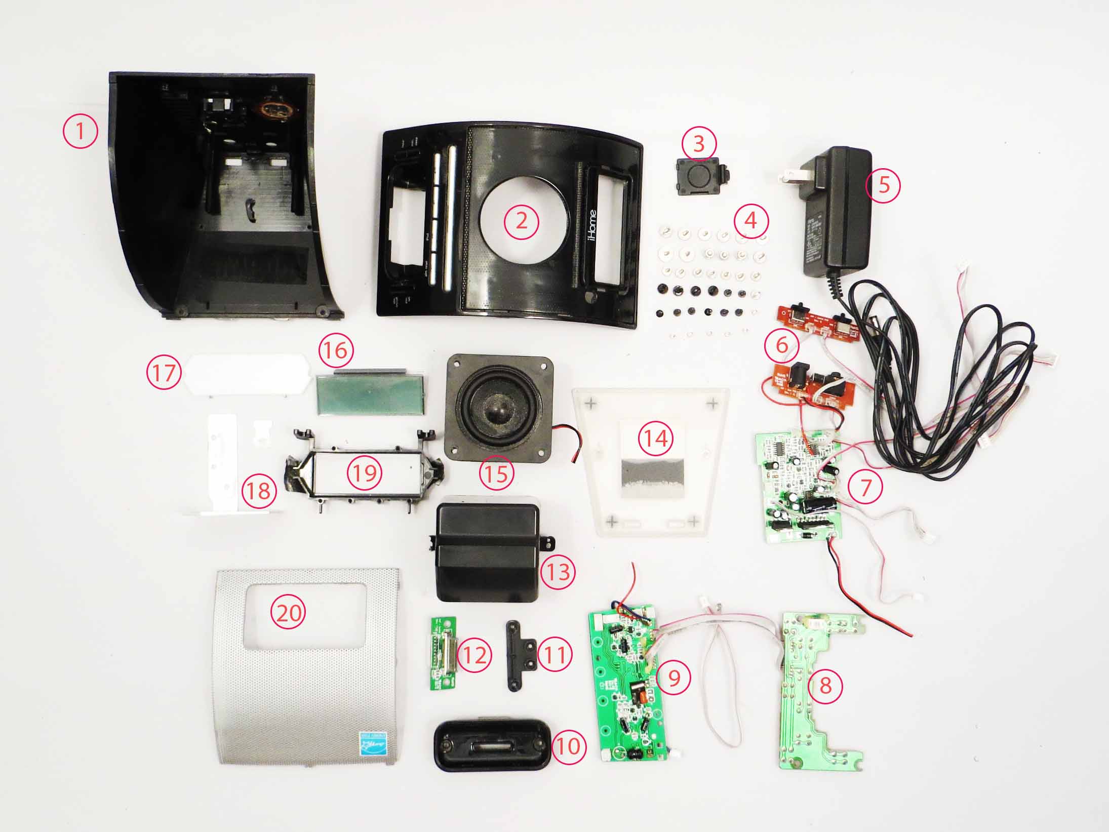 iHome Digital Clock and iPod Player Teardown – Making Studio