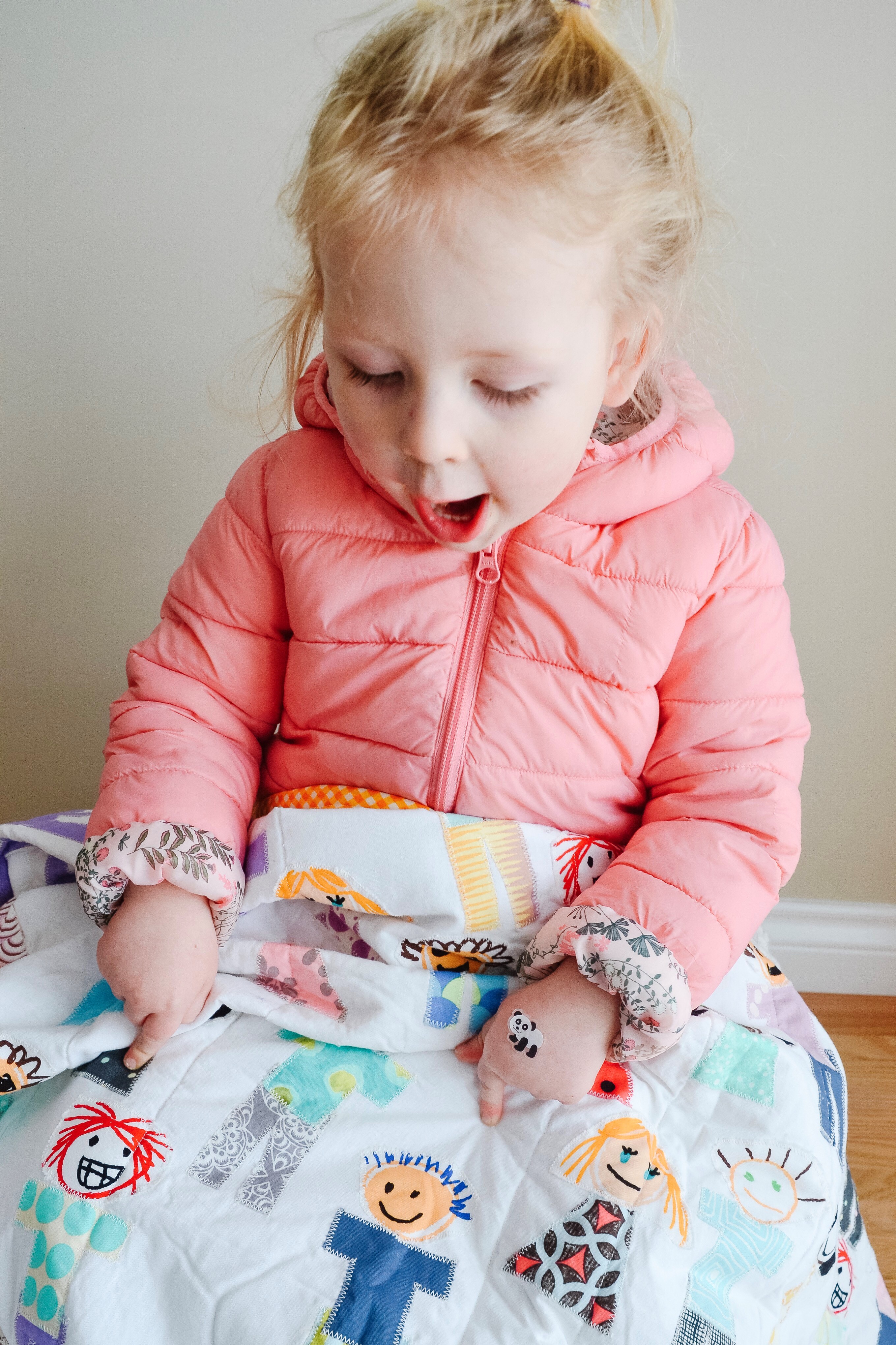 Applique Quilt Idea - class room quilt