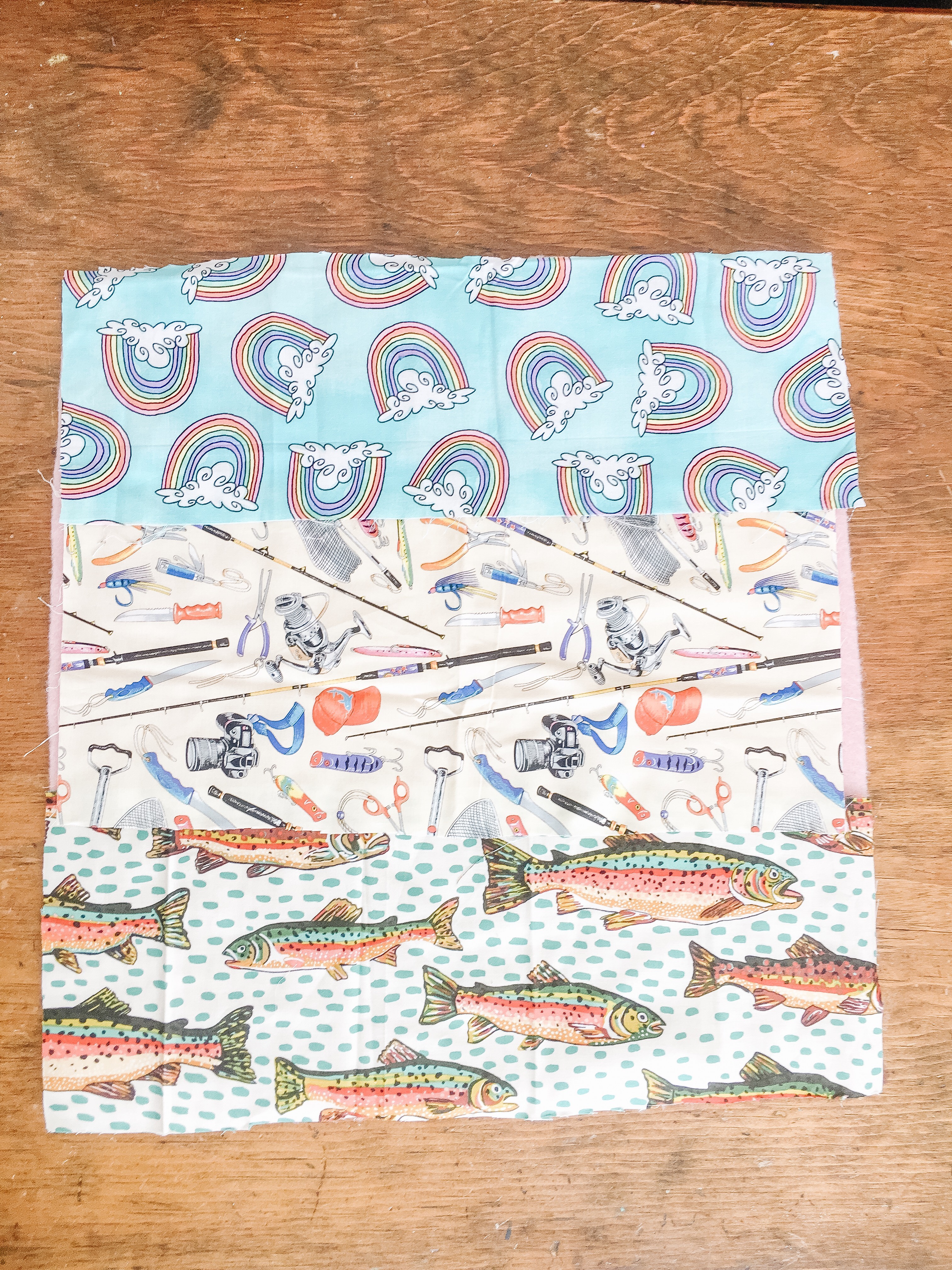 Camping Throw Pillow Sewing Tutorial - front of throw pillow