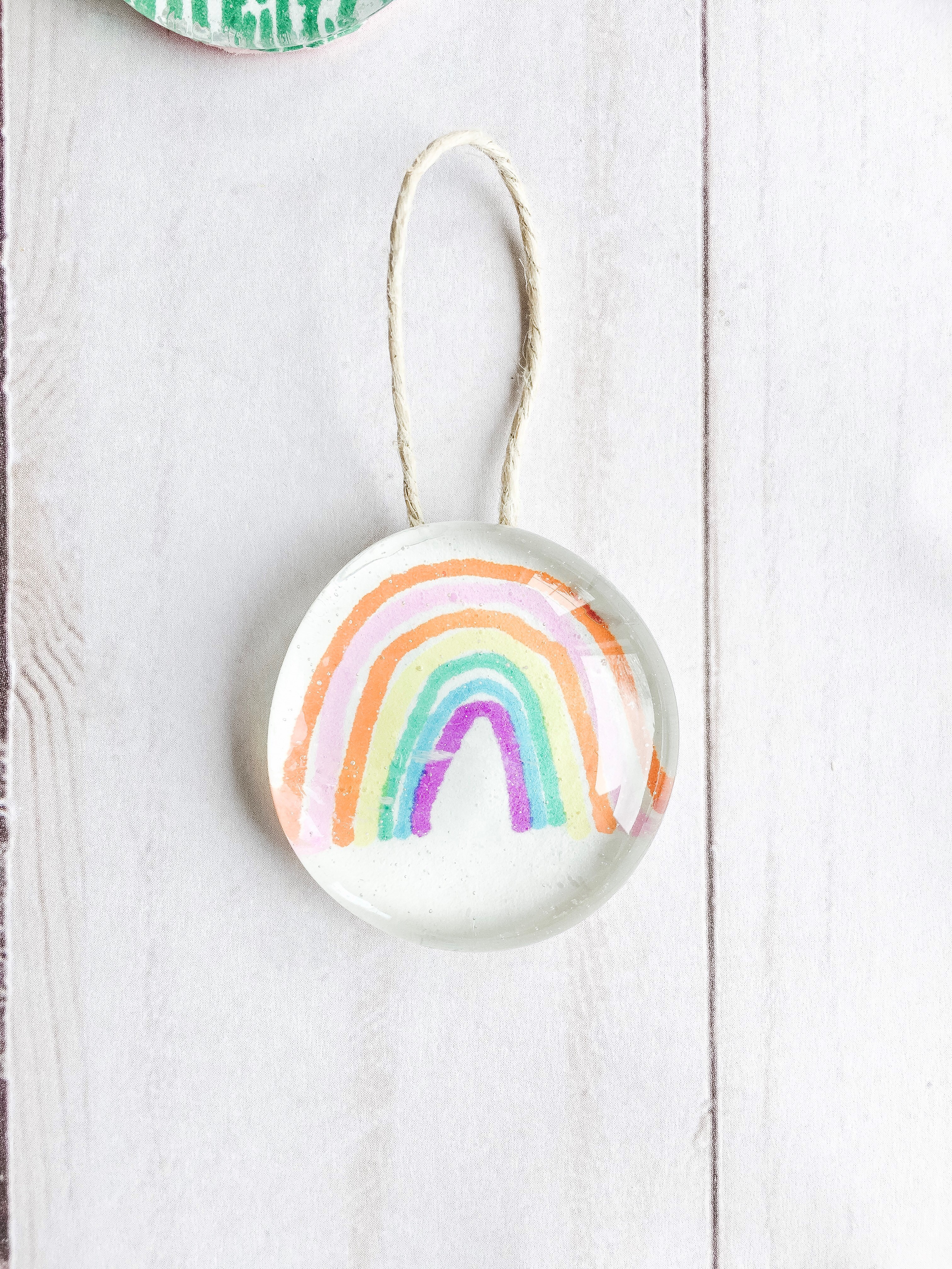 DIY Easter Tree with Cute Glass Gem Easter Decorations! - easter rainbow