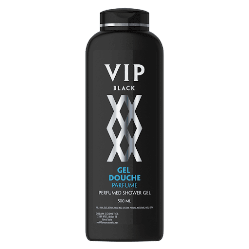 VIP SHOWER GEL BLACK 500ml Makkos GH