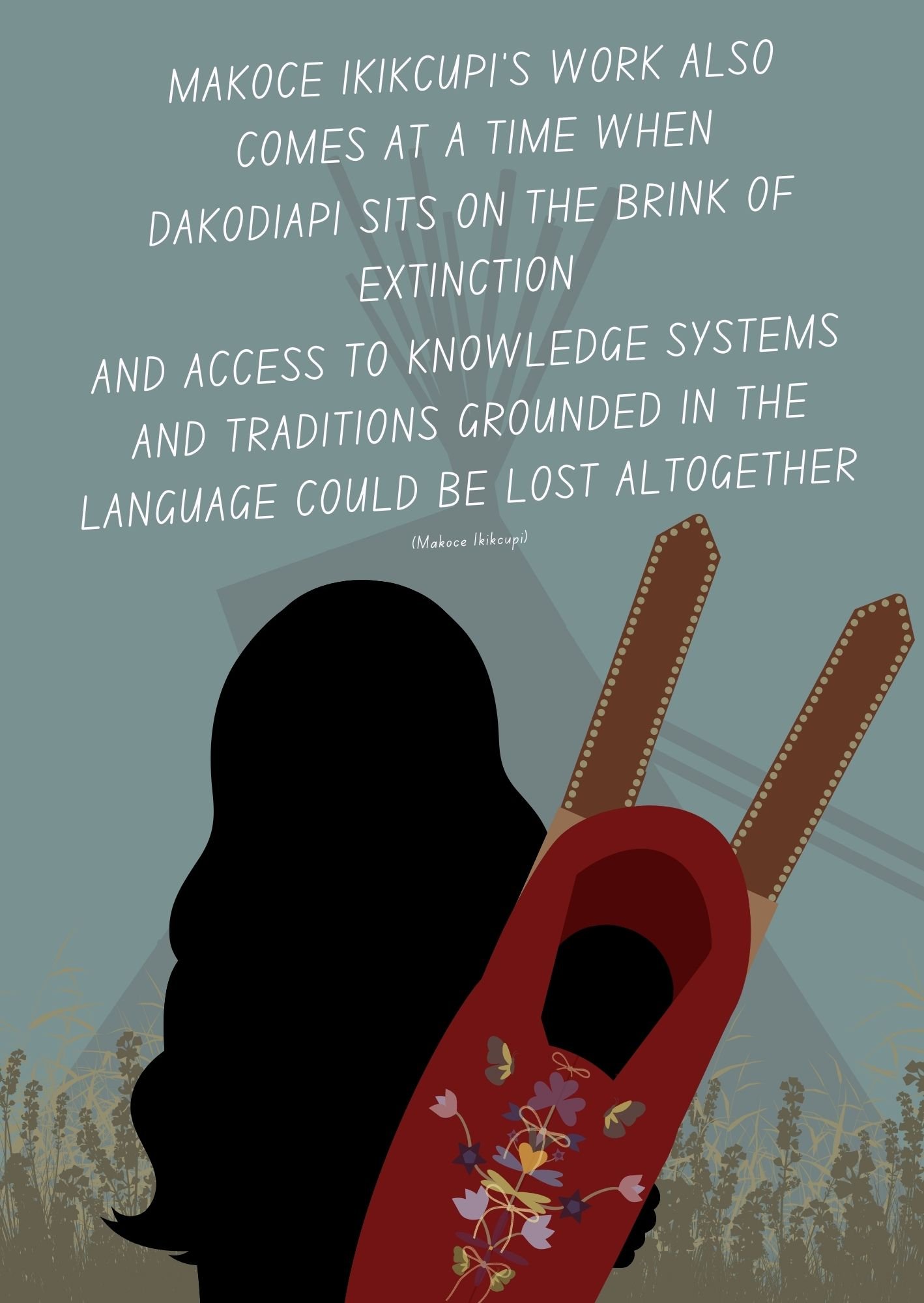 Supporting Dakota Land Justice zine Makoce Ikikcupi (Land Recovery)