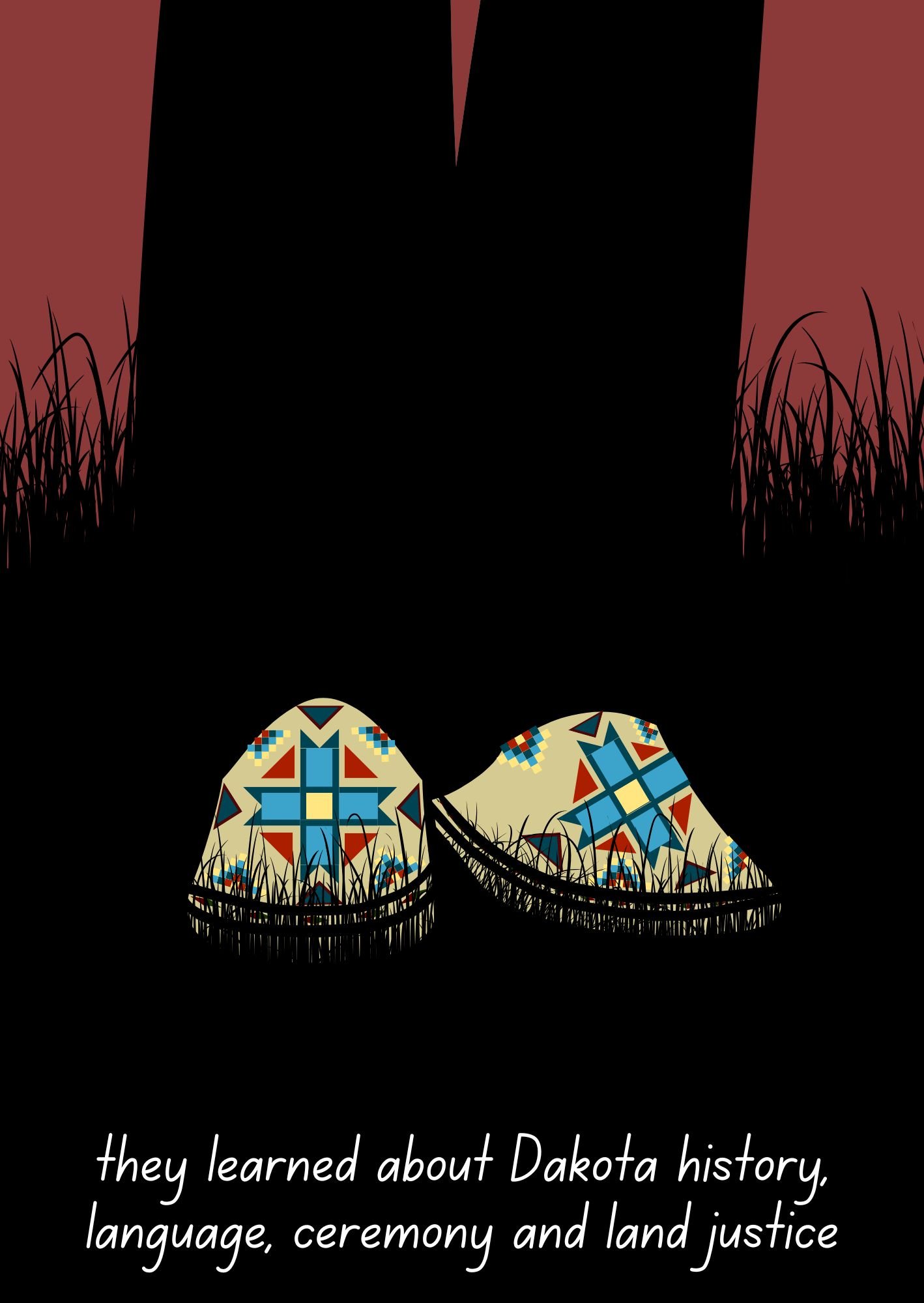 Supporting Dakota Land Justice zine Makoce Ikikcupi (Land Recovery)