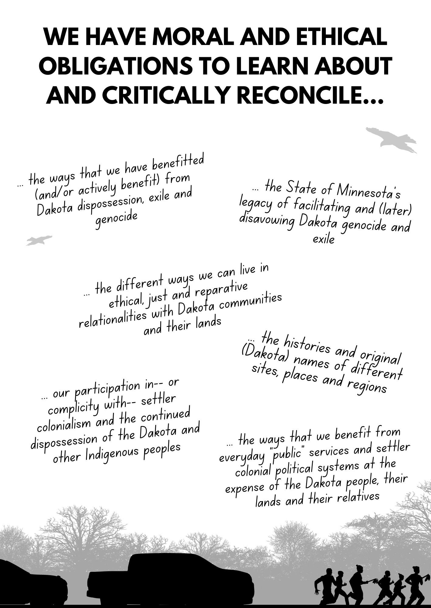 Supporting Dakota Land Justice zine Makoce Ikikcupi (Land Recovery)
