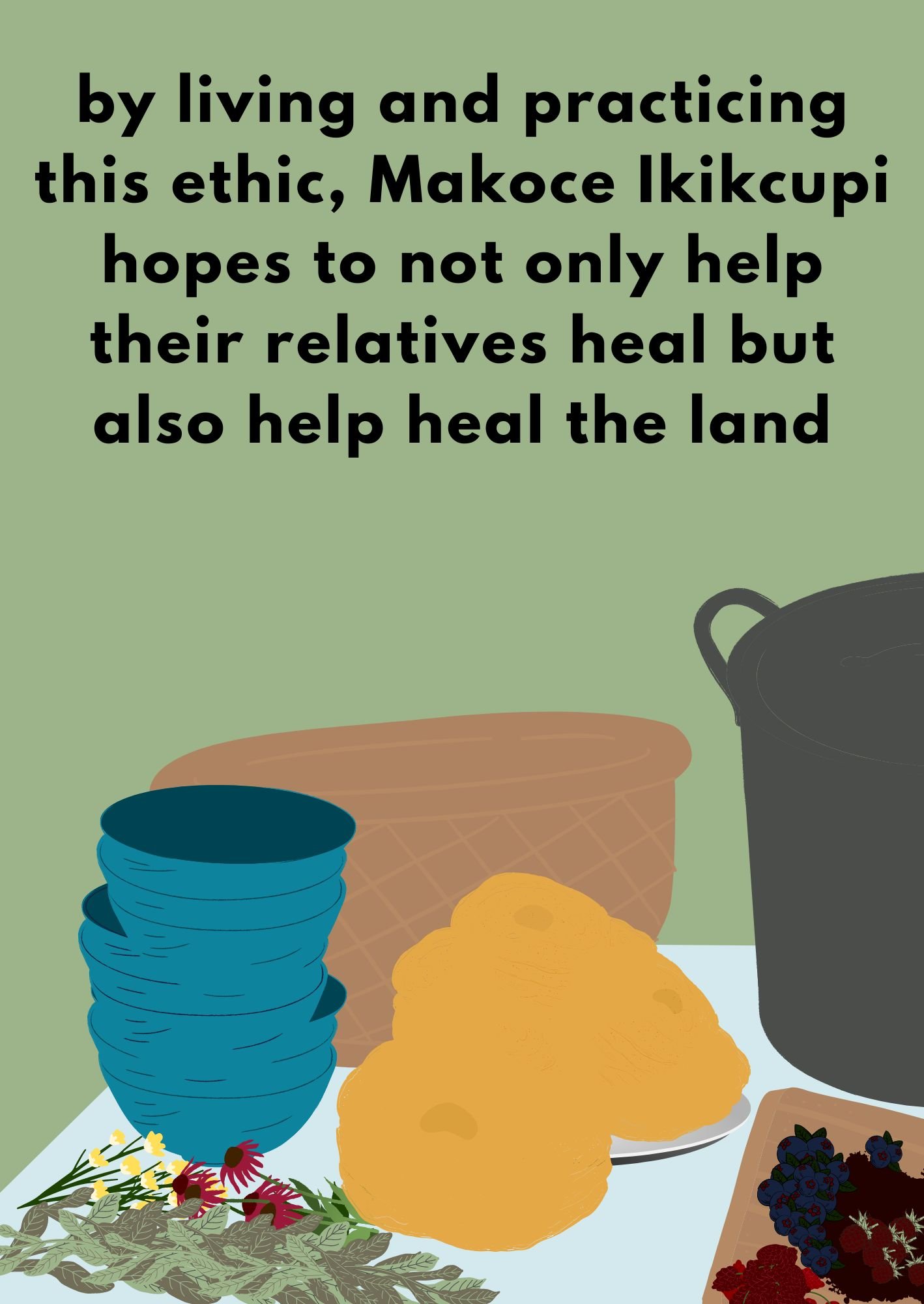 Supporting Dakota Land Justice zine Makoce Ikikcupi (Land Recovery)