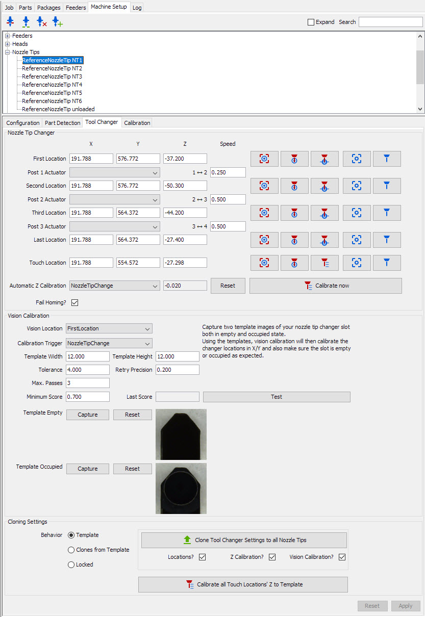 OpenPnP Nozzle Tip Changer Vision & Z Calibration, Part