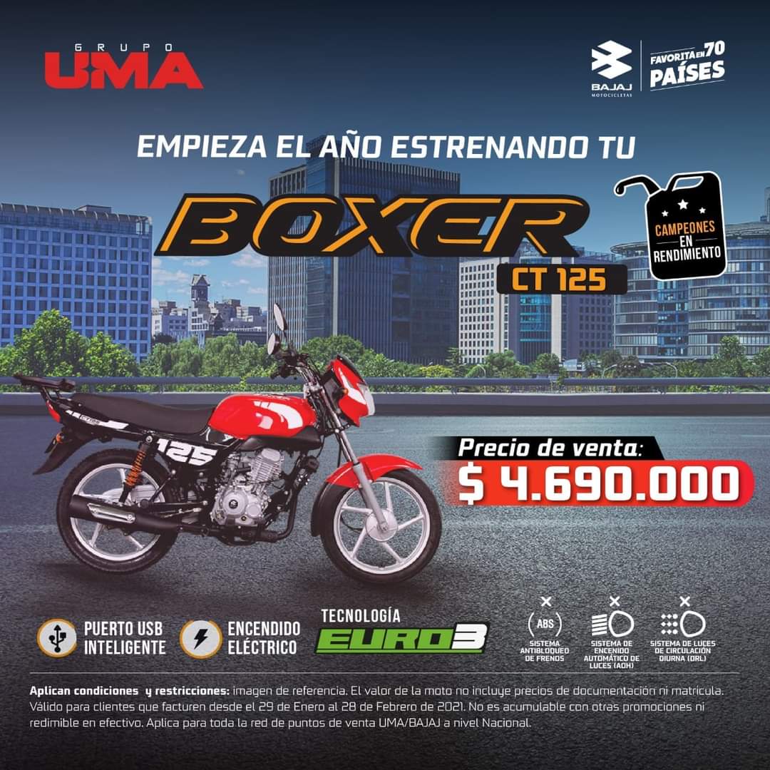 BOXER CT 125 2022 EURO 3 Makro Motos Store