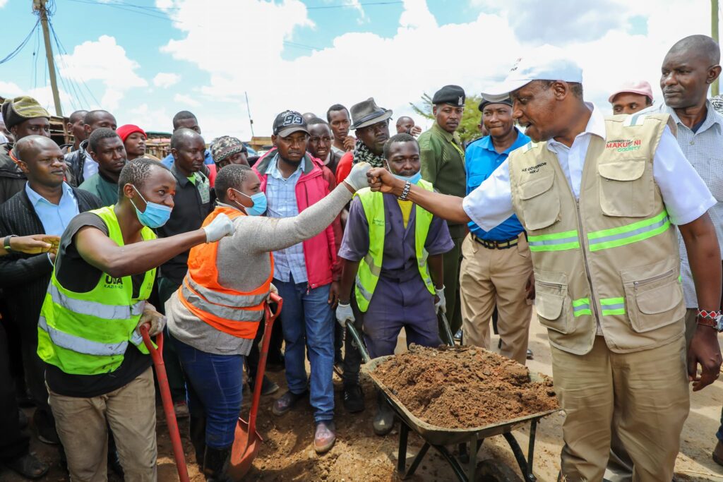 Governor Mutula's WalkingWork Tour of Sultan Hamud Government of