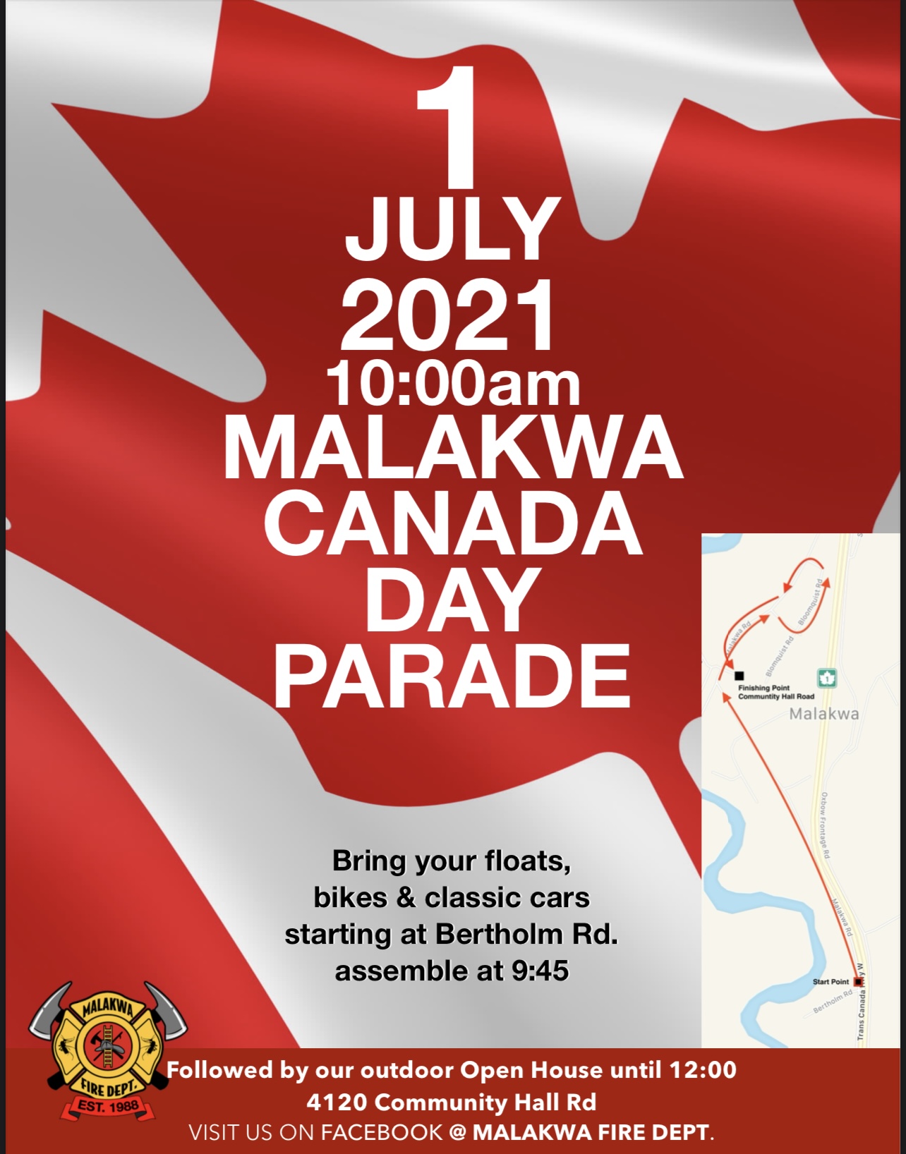 canada day 2021 Community of Malakwa