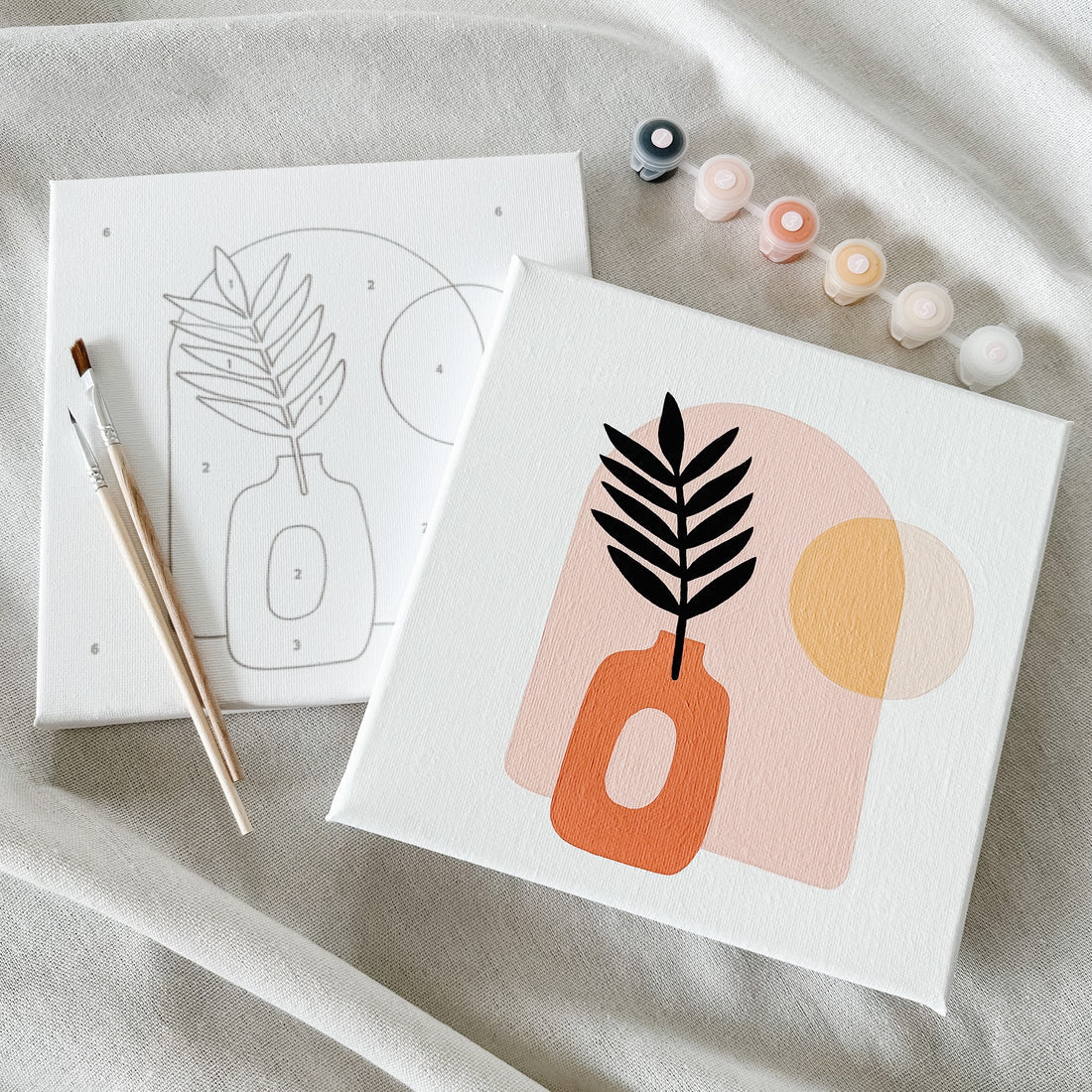 "Terracotta" Paint by Number Kit Måla Paint by Numbers