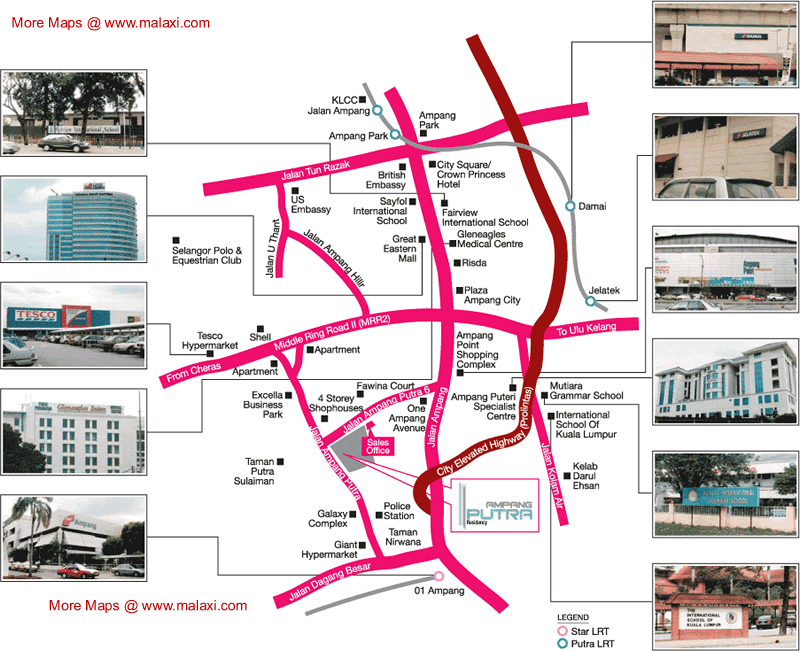 Middle Ring Road II (MRR2) location map MRR2 map peta