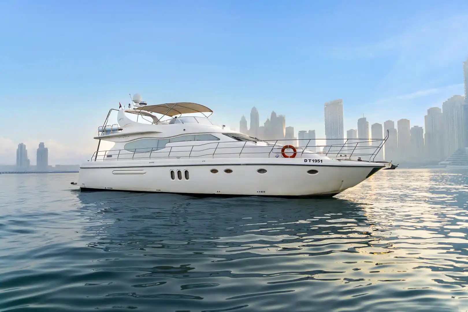 Best yacht for rental options under 1500 AED in Dubai?