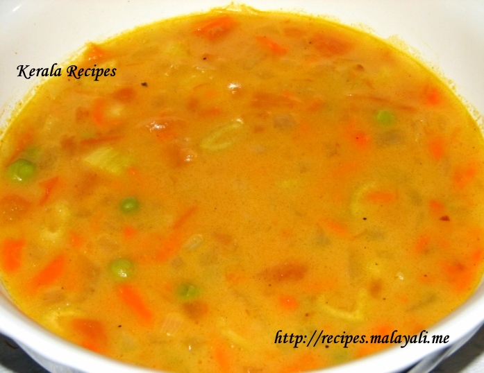 Vegetable Soup Kerala Recipes