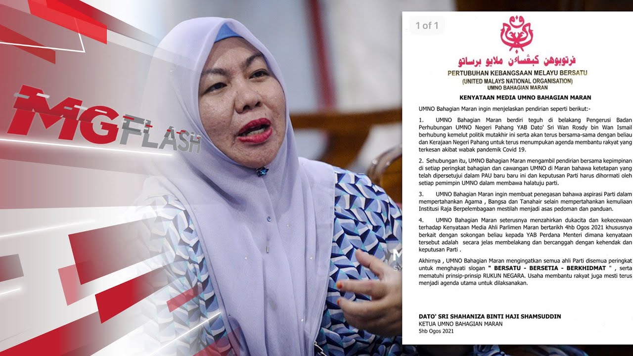 UMNO Maran Kecewa Ahli Parlimen Sokong PN Dan PM MGFlash