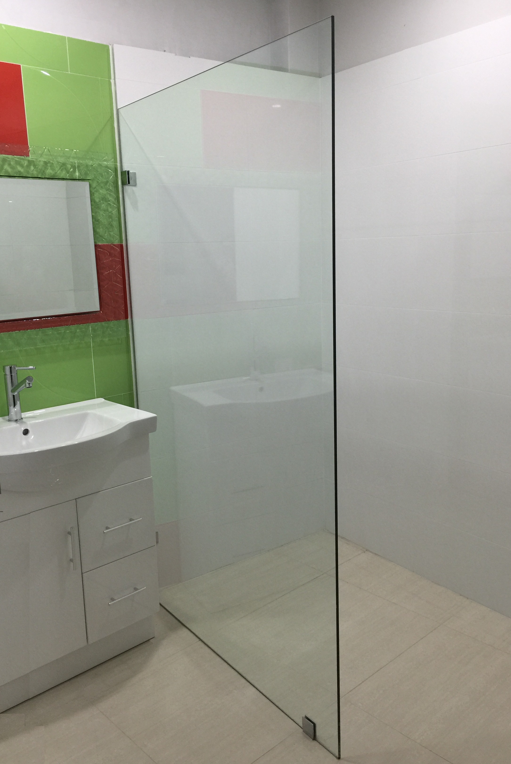 Shower Screen Frameless Single Panel Atlantic Malcolmstjames