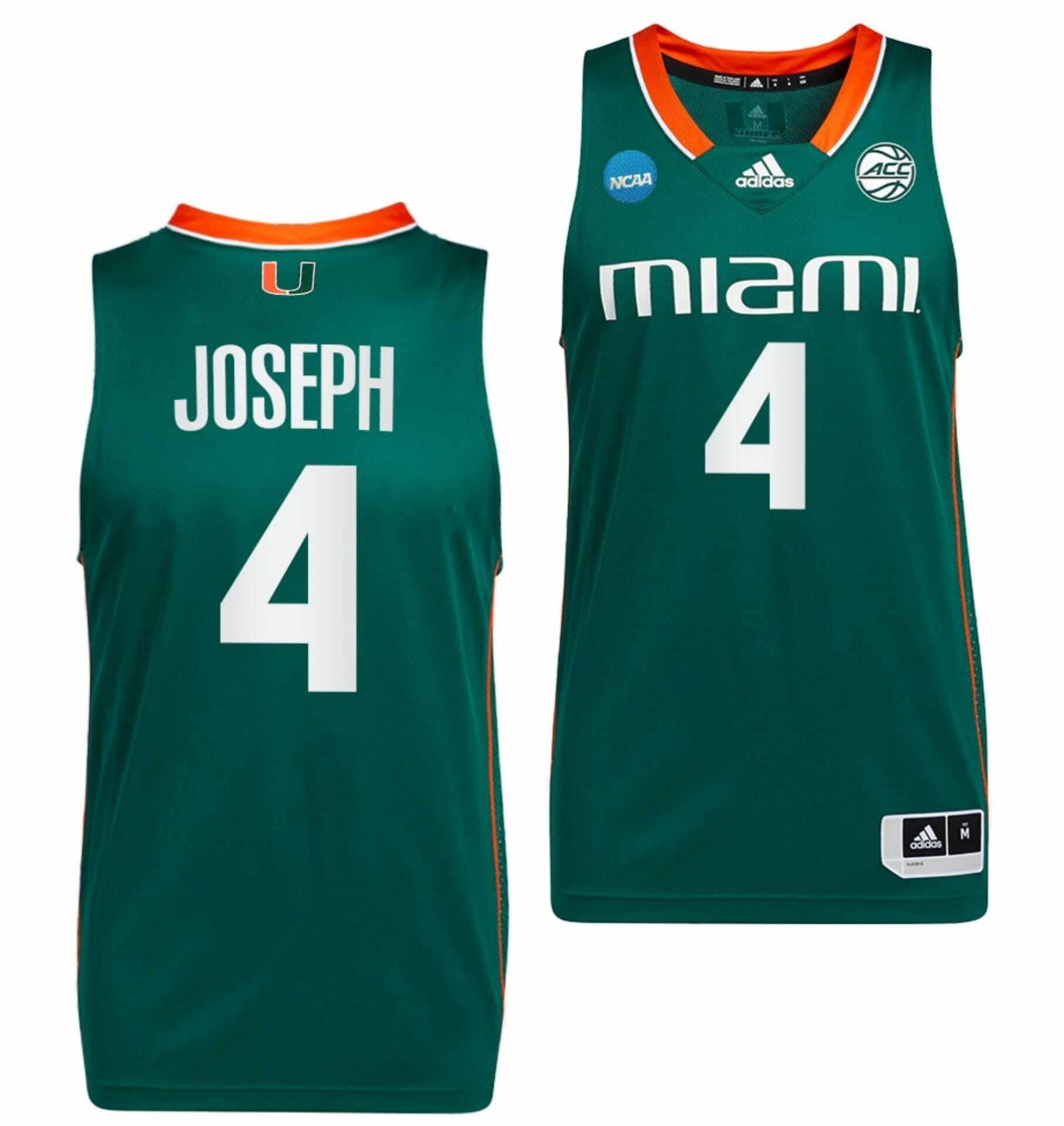 Miami Hurricanes Basketball Jersey Terry