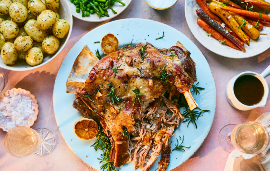 Slow Cooked Lamb Shoulder Maldon Salt