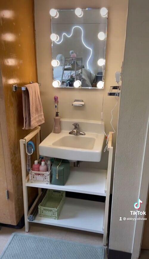 13 Dorm Bathroom Ideas That Are Seriously Genius