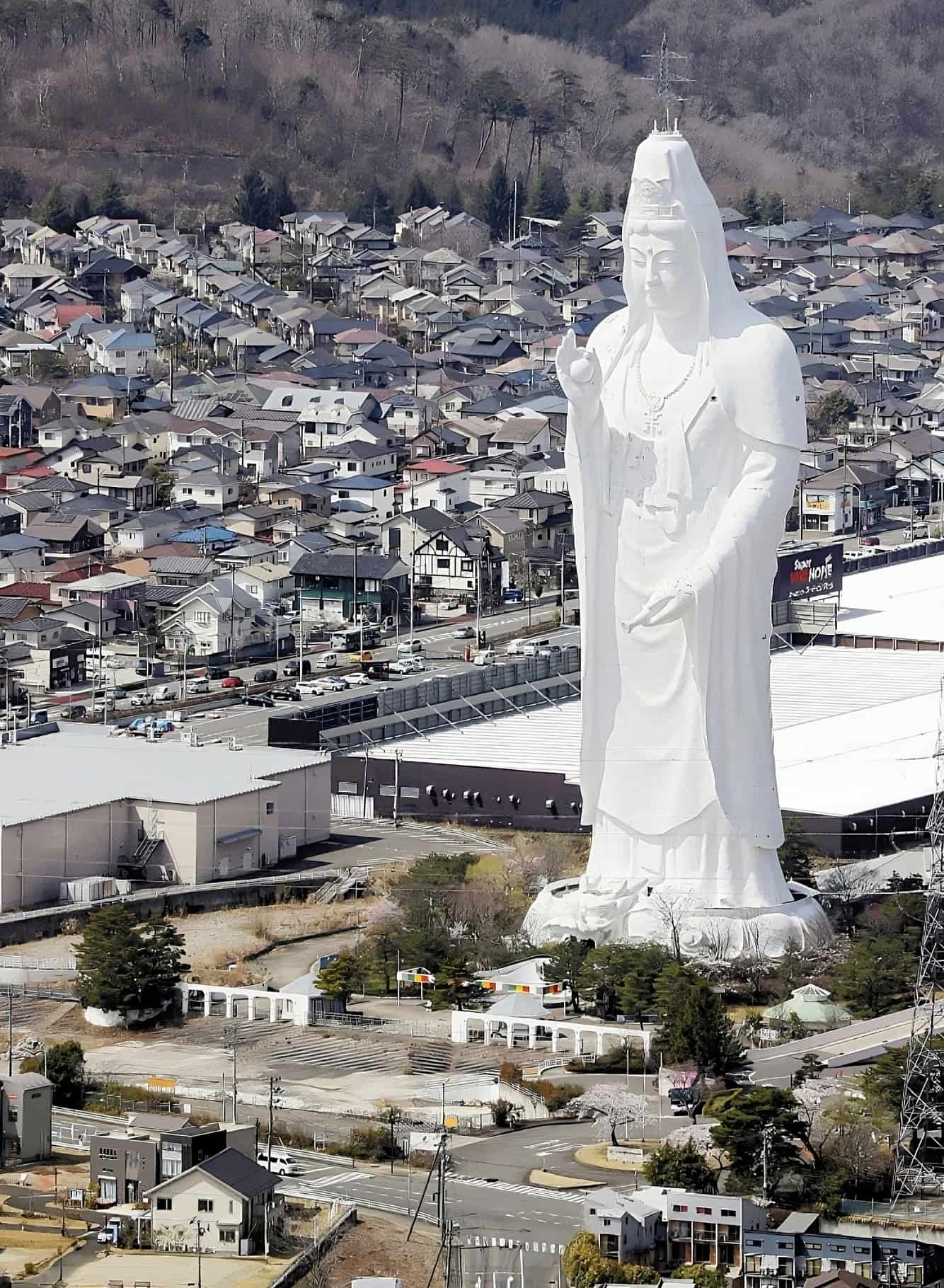 Sendai Daikannon At 328 Ft, The Second Tallest Statue in Japan Malevus
