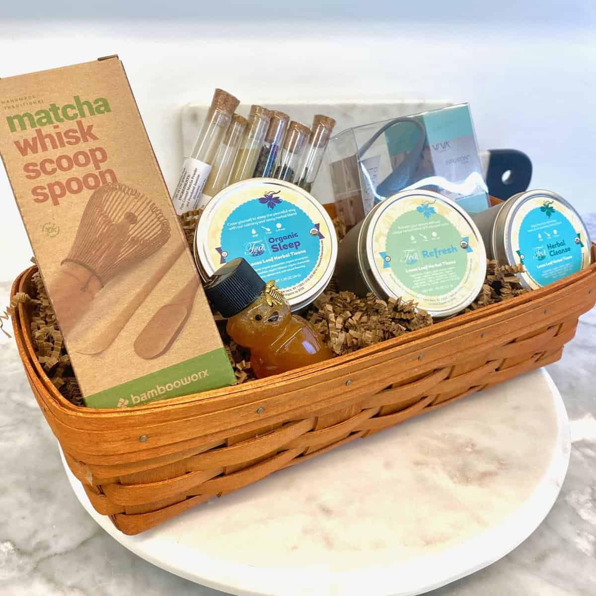 Matcha and Loose Leaf Tea Gift Basket