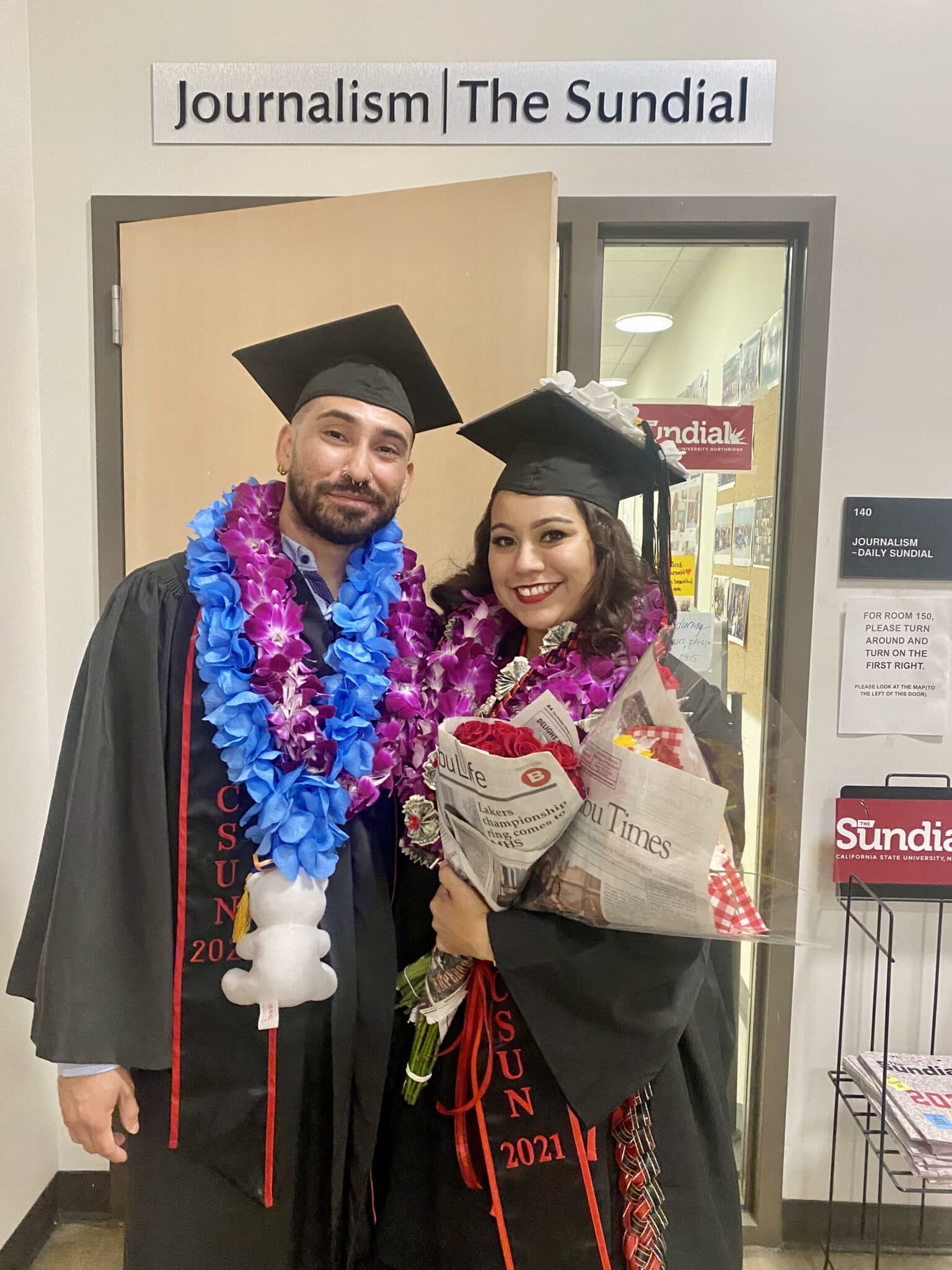 The Malibu Times staff graduate from California State University