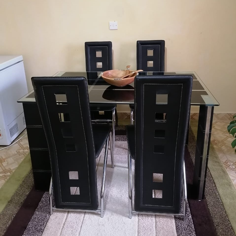 Dining Set Glass Table top Mali Home Solutions