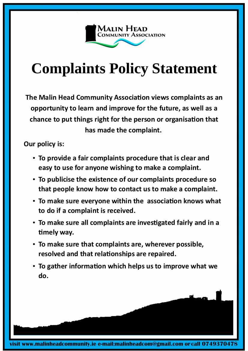 M S Customer Complaints Policy at Garrett Orton blog