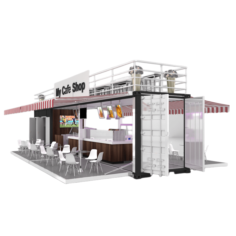 A 40foot container coffee kiosk for sale MallKiosk