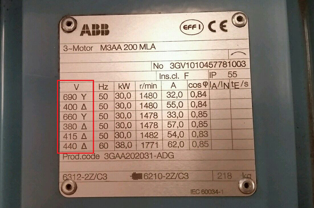 Elektro Mekanik Name Plate Motor Phasa (umum), 56 OFF