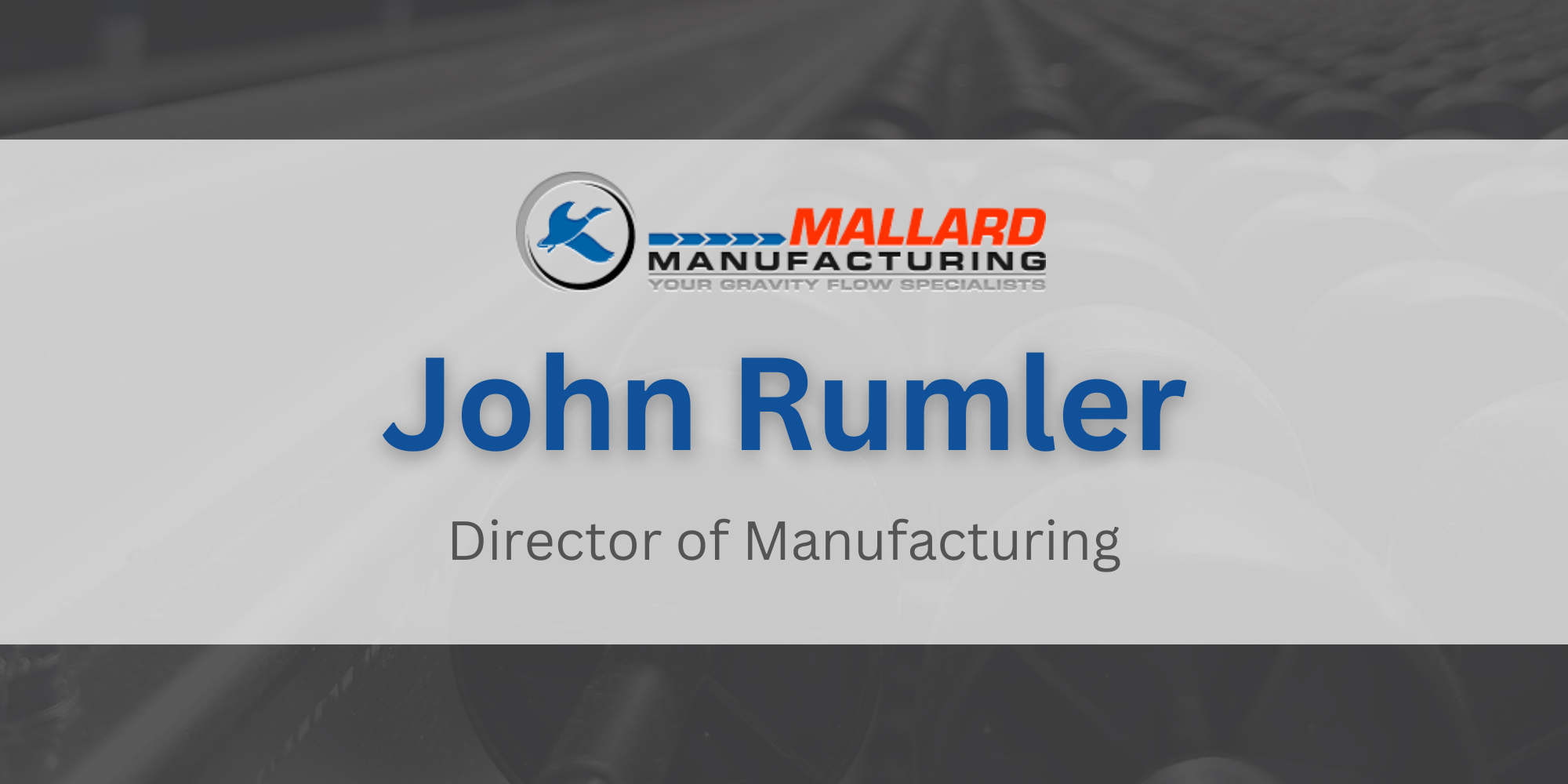 Mallard Manufacturing Hires New Director of Manufacturing