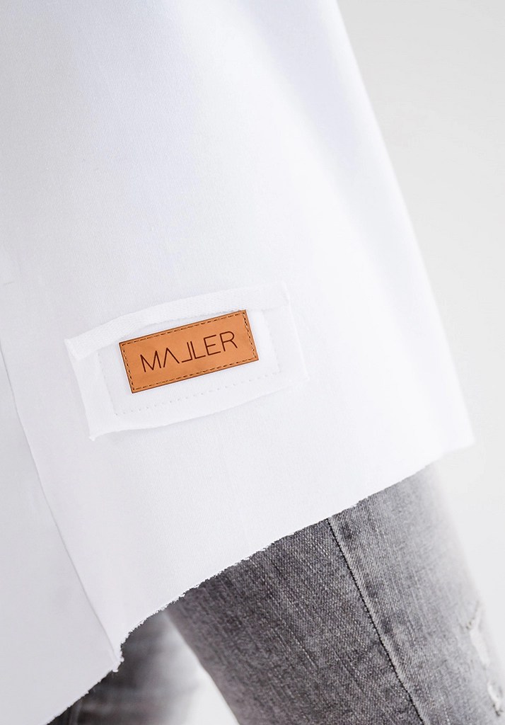 Dámské teplákové mikinošaty MAYA bílé ČESKÁ VÝROBA Maller