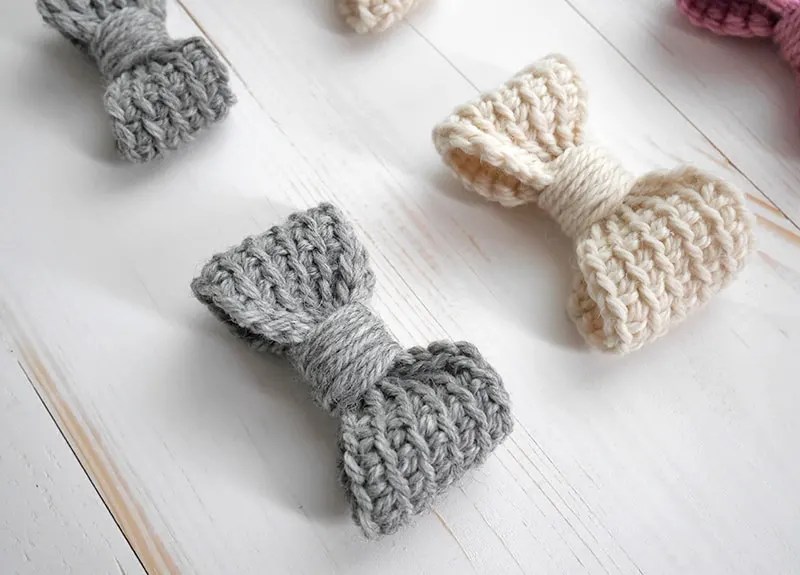 Perfect crochet bow easy crochet pattern