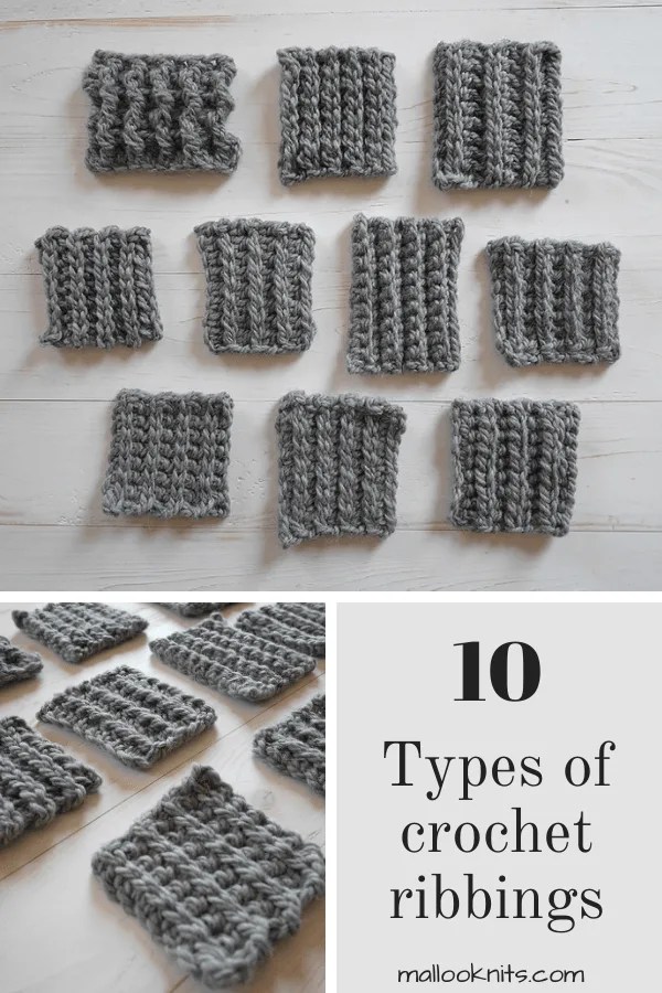 How to crochet ribbing tutorial Crochet tutorials