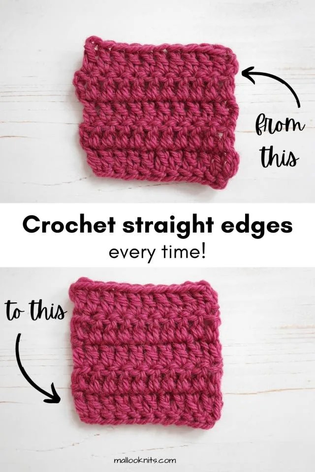 Chainless starting double crochet tutorial How to crochet straight edges