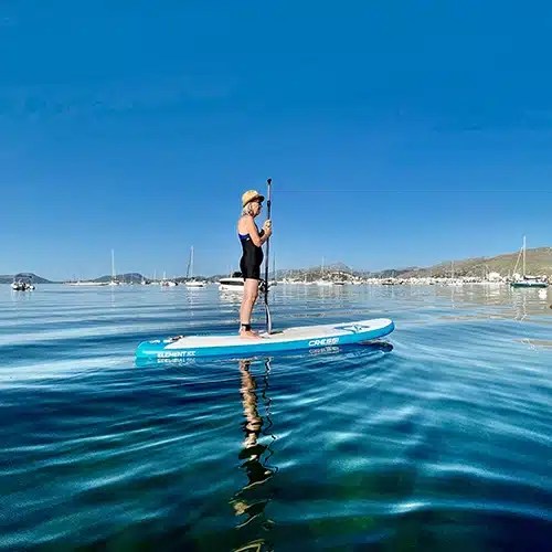 Paddle board rentals in Port De Pollenca with Mallorca Sup Co