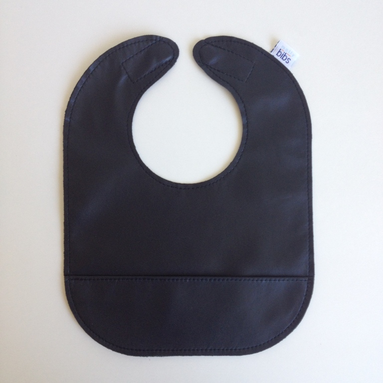 Black / Solid Leather Bib