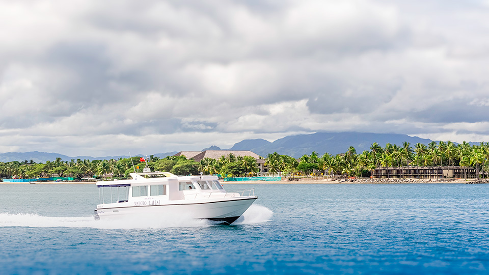Malolo Cat Fiji Transferring guests directly between Port Denarau
