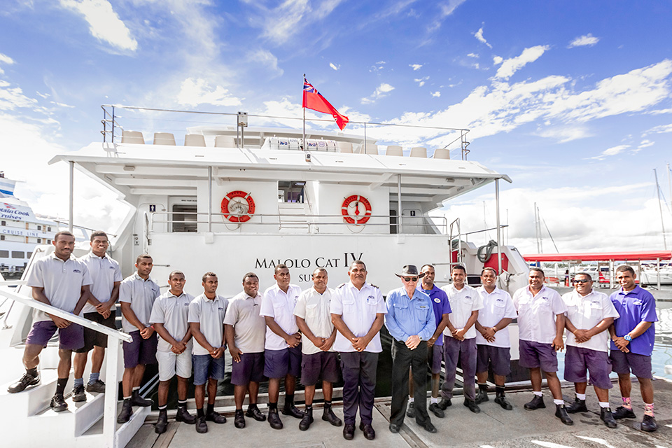 Malolo Cat Fiji Transferring guests directly between Port Denarau