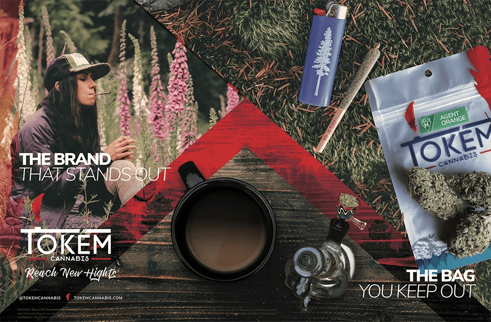 Tokem Cannabis Branding by Malolo Suquamish, WA