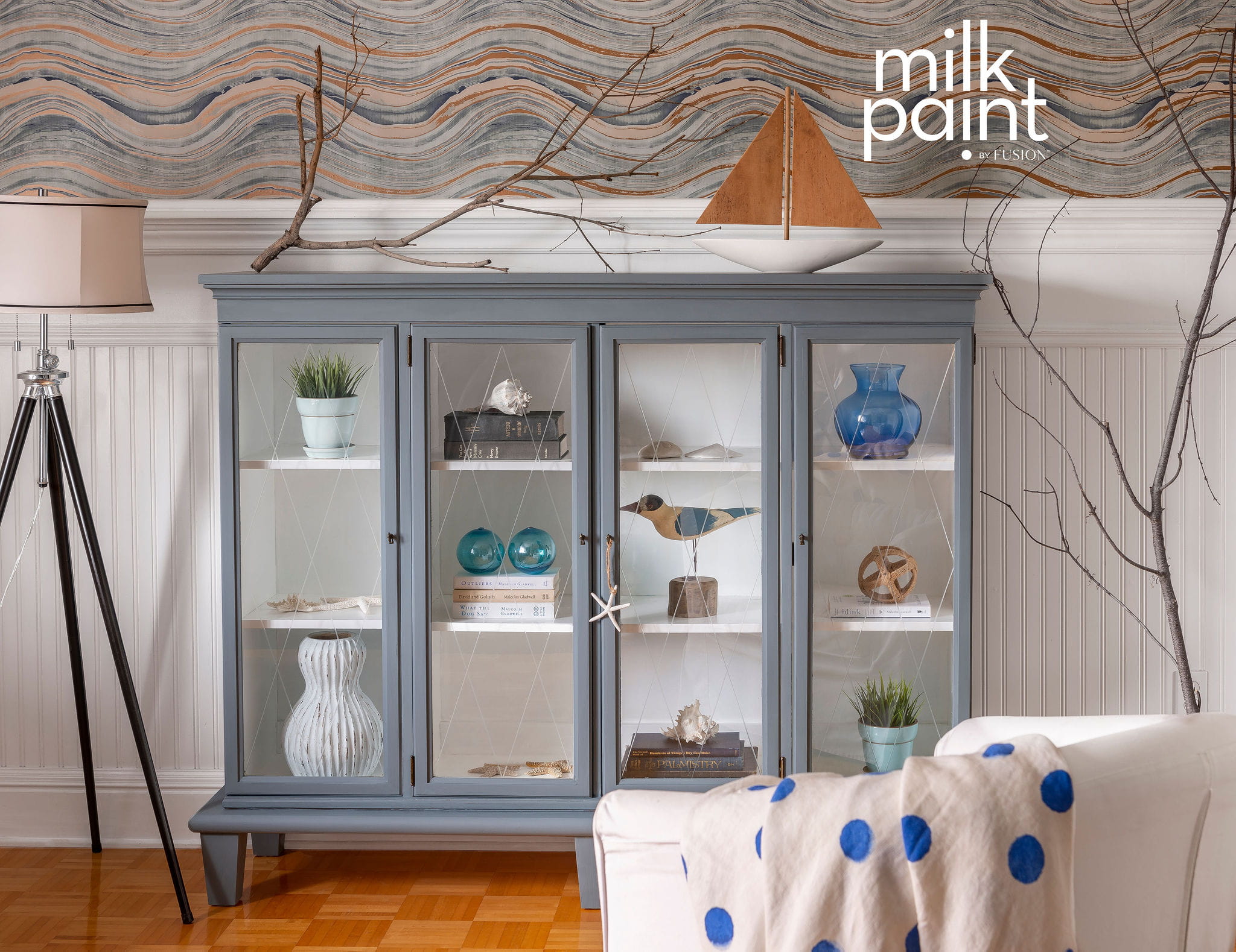 Farba mleczna Fusion Mineral Paint milk paint Coastal Blue Sklep z farbami online