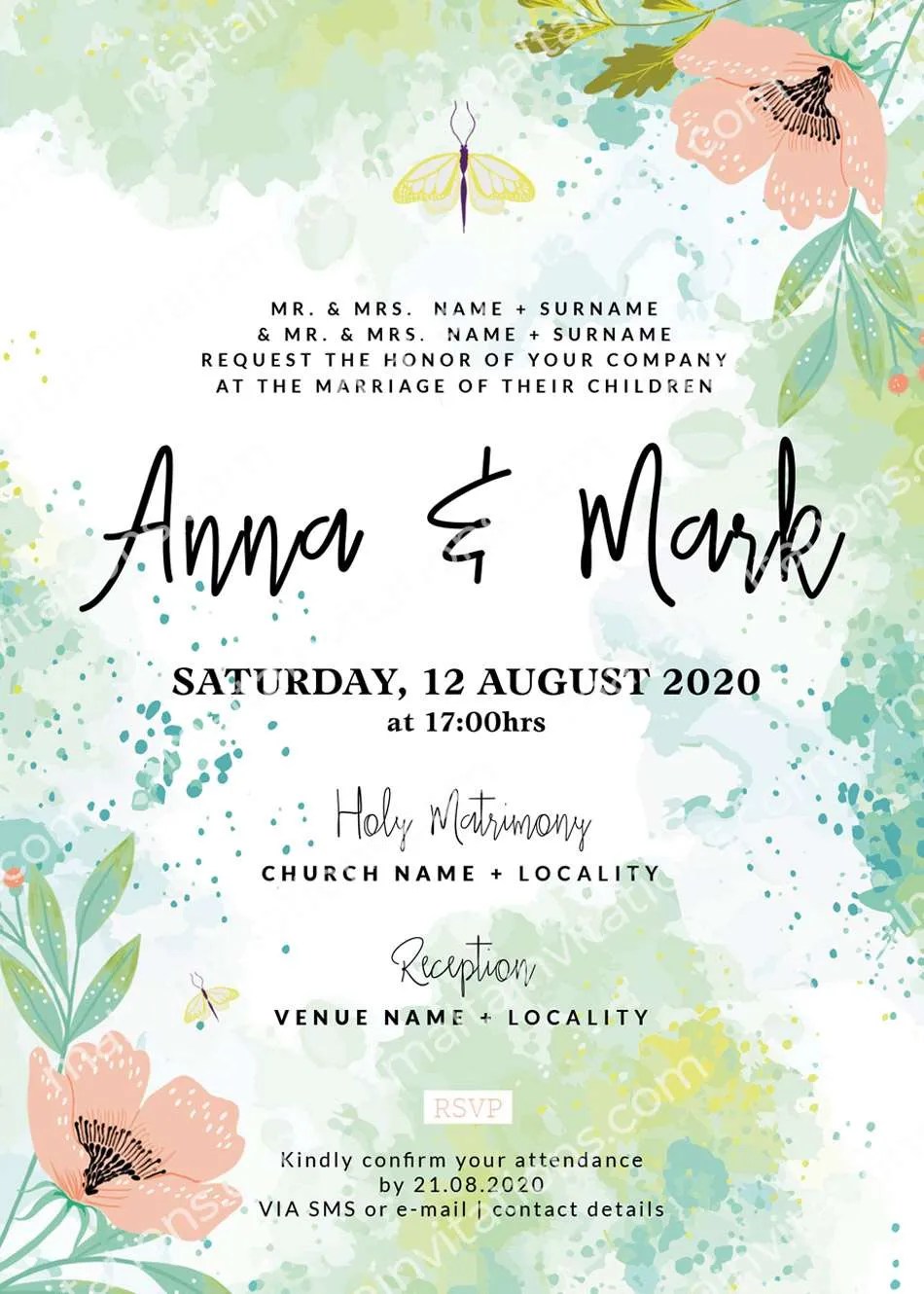 Wedding 2 Invitation