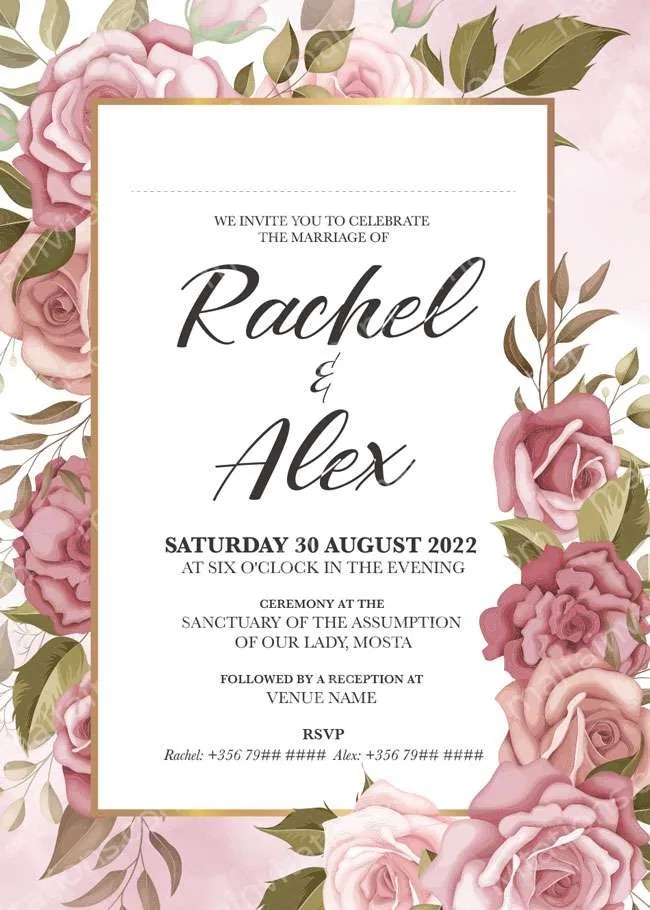 Wedding 6 Invitation