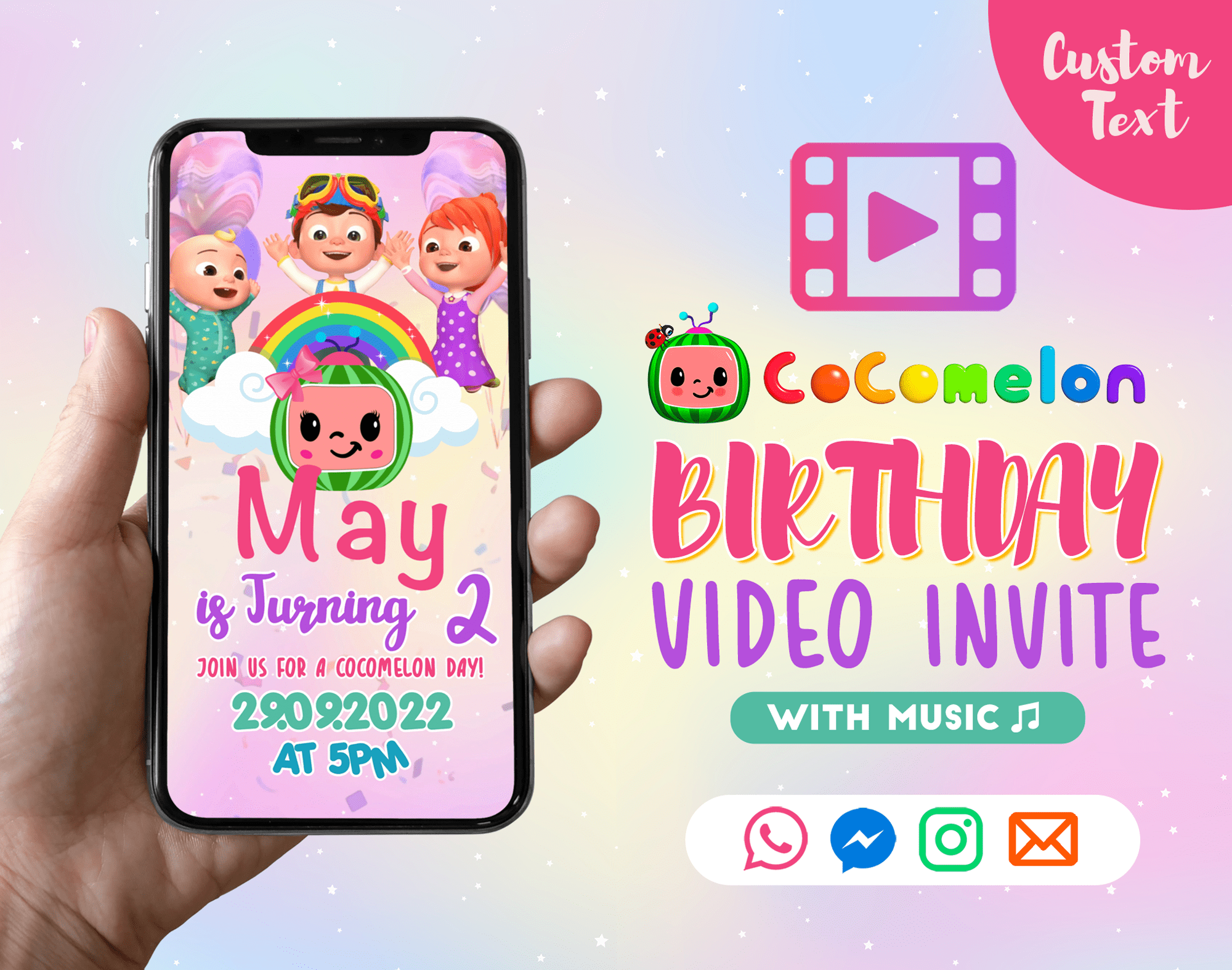 Pink Girl Invitations