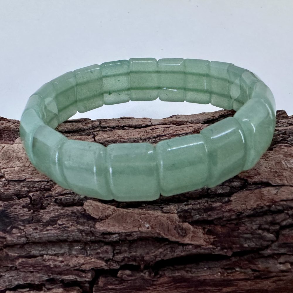 Aventurine Elastic Bracelet Malta Stone by Strata Designs Ltd