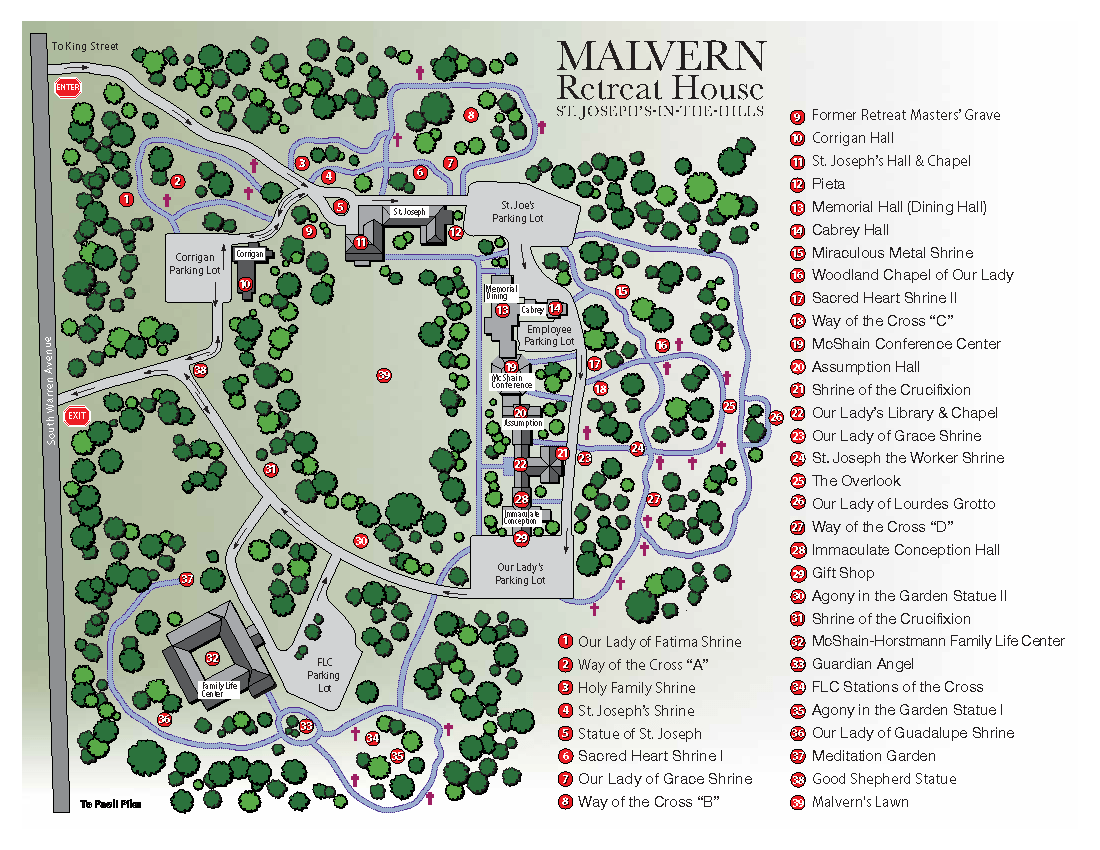 Malvern Retreat House The nation's oldest and largest Catholic